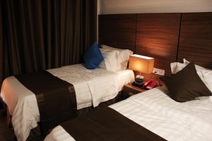 twin beds